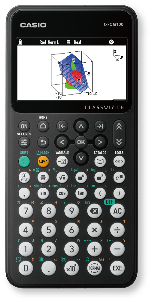 カラーグラフ関数電卓CLASSWIZ CG