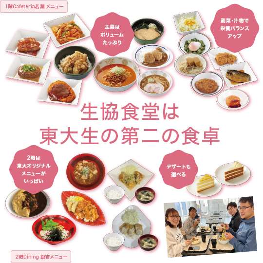 生協食堂は東大生の第二の食卓
